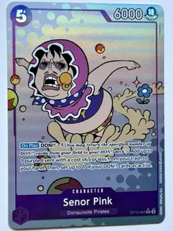 Senor Pink Alt Art OP10-067 R | OP-10 Royal Blood | One Piece CCG English - Image 1