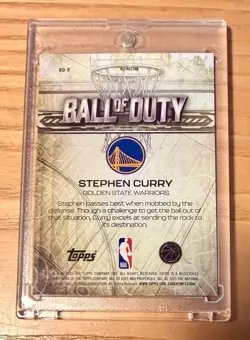 2025-26 NBA Topps Chrome Stephen Curry #BD9 🔥 Ball Of Duty Refractor - Image 2