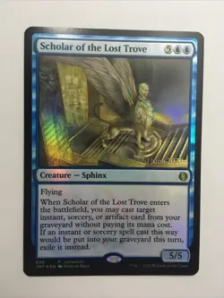 Scholar of the Lost Trove Promo Foil - Mtg Magic The Gathering - NM - Jumpstart - Image 1