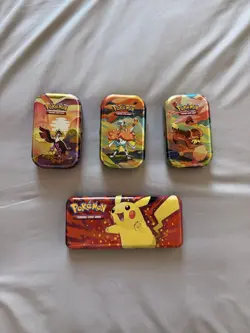 Pokemon tins *EMPTY* with Japanese Bulk - Image 1