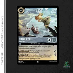 Tinker Bell - Giant Fairy 11/P3 (sealed) Fabled TCG Disney Lorcana - Image 1