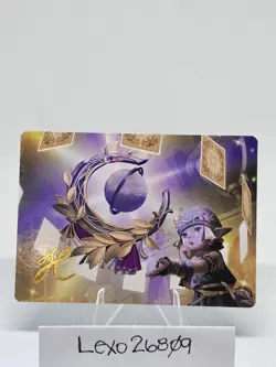 Astrologian's Planisphere Art Card ( Gold Stamped Signature) / Final Fantasy MTG - Image 1