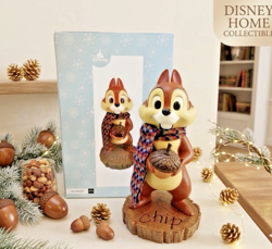 Disney 'Chip' Chipmunk Scarf Medium 11" Nutcracker Christmas Figurine - Image 1