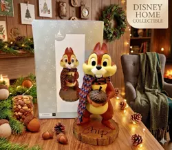 Disney 'Chip' Chipmunk Scarf Medium 11" Nutcracker Christmas Figurine - Image 2
