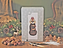 Disney 'Chip' Chipmunk Scarf Medium 11" Nutcracker Christmas Figurine - Image 3