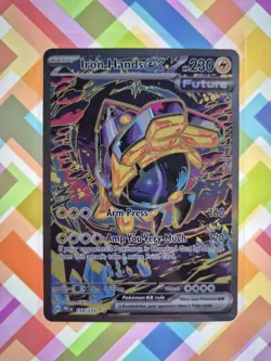 Iron Hands ex 154/131 Prismatic Evolutions Pokemon Card TCG - Image 1