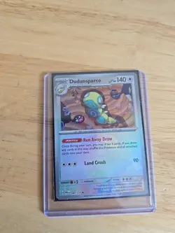 Pokemon Card Dudunsparce 080/131 Prismatic Evolutions MasterBall Holo Rare NM - Image 1