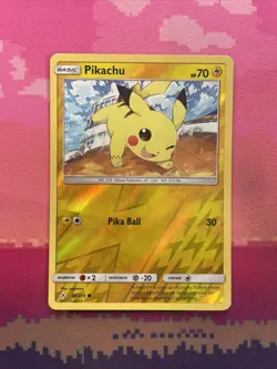Pokemon Card Pikachu Unbroken Bonds Reverse Holo 54/214 Near Mint - Image 1
