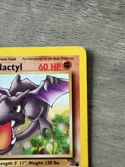 Pokemon TCG Aerodactyl 16/62 Fossil Non-Holo Rare Card NM - Image 4