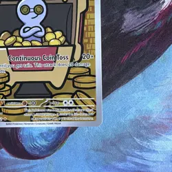 Pokemon TCG Paradox Rift Gimmighoul Illustration Rare Holo Card 198/182 - Image 4