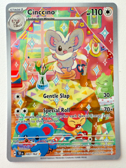 Cinccino | 183/162 | Temporal Forces | FULL ART | MINT | Pokemon Card - Image 1