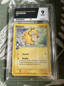 Pokemon Card 2006 Mint 9 Ace Psyduck Delta Species 81/110 Holon Phantoms - Image 1