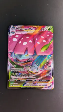 Pokemon Venusaur VMAX SWSH102 Black Star Promo Card - Image 1