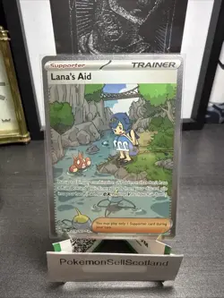 Pokemon TCG Lana's Aid Twilight Masquerade Holo Card 207/167 SIR NM Condition! - Image 1