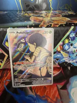 Pokemon TCG Card Poltchageist 171/167 Twilight Masquerade Illustration Rare - NM - Image 1