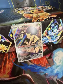 Pokemon TCG Card Poltchageist 171/167 Twilight Masquerade Illustration Rare - NM - Image 2