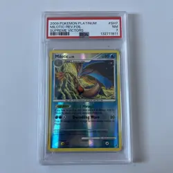 Pokemon TCG Milotic Supreme Victors SH7 Reverse Holo Rare Card PSA 7 - Image 1