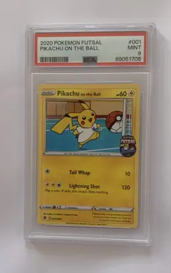 Pikachu On The Ball 001/005 PSA 9 Mint Grade 9 Pokemon Card - Image 1