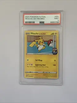 Pikachu On The Ball 001/005 PSA 9 Mint Grade 9 Pokemon Card - Image 4