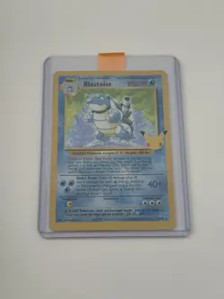 Pokemon TCG Blastoise Holo Rare Card 2/102 Celebrations 25th Anniversary Edition - Image 1