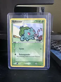 Pokemon TCG Bulbasaur EX Crystal Guardians 45/100 Regular Common Non-Holo Card - Image 1