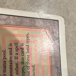 Magic: The Gathering Taiga Revised Edition Regular Rare Land Card Rob Alexander - Image 3