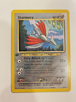 Skarmory 23/64 1st Edition Neo Revelation Regular LP - Pokemon Card - Image 1