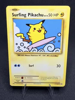 (NM/LP) Surfing Pikachu 111/108 Secret Rare XY Evolutions, Pokemon Card - Image 1