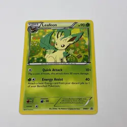 Leafeon 2013 BW Black Star Promo BW87 Holo Pokemon Card NM - Image 3