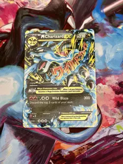 Pokemon TCG Mega M Charizard EX Flashfire Holo Ultra Rare Card 69/106 XY - Image 1