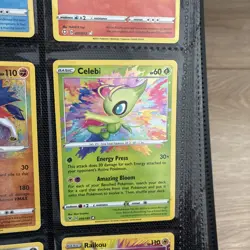 Pokemon TCG Amazing Rare Full Set of 9 Cards rayquaza celebi jirachi raikou - Image 5