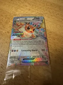 EEVEE EX 075/131 PRISMATIC EVOLUTIONS POKEMON STAMPED PROMO NM/M Sealed - Image 2