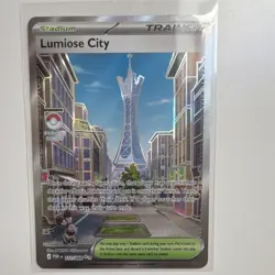 Pokemon Lumiose City Trainer Stadium Reverse Holo 111/088 SV JP - Image 1