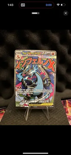 Pokemon Mega Charizard X EX Holo Promo 023 Me: Mega Evolution 360HP Inferno X - Image 1