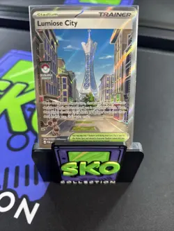 Pokemon Lumiose City 111/088 Full Art Holo Secret Rare Trainer Stadium English - Image 1