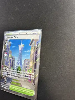 Pokemon Lumiose City 111/088 Full Art Holo Secret Rare Trainer Stadium English - Image 5