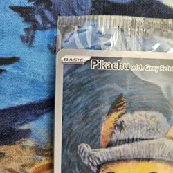 Pikachu With Grey Felt Hat Promo Card Pokemon X Van Gogh Museum Sealed - Image 2