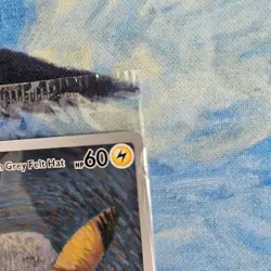 Pikachu With Grey Felt Hat Promo Card Pokemon X Van Gogh Museum Sealed - Image 3