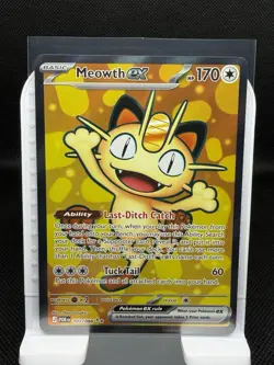 Meowth Ex Full Art 107/088 - Pokemon TCG Perfect Order - Image 1