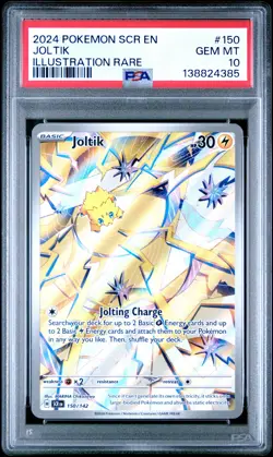 Joltik Pokemon Scr En-Stellar Crown 150 NM PSA 10 - Image 1