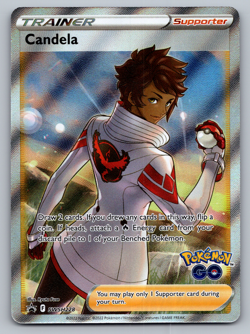 Candela Pokemon GO SWSH228 Full Art Black Star Promo NM - Image 1