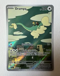 Drampa Temporal Forces Illustration Rare 184/162 NM Holo Pokemon TCG - Image 1
