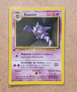 POKEMON Haunter 29/102 Base Set 1st Edition PT - Image 1