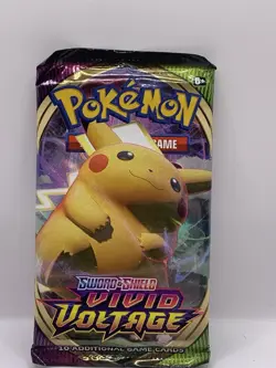 Pokemon Sword And Shield Vivid Voltage Sealed Booster Pack - Image 1