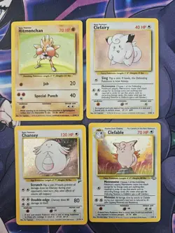 Pokemon Vintage Holo Card Lot 4x Lot- Base Set & 2, Jungle WOTC - Image 1