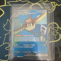 Pokemon Pidgeot EX TCG SV03 Obsidian Flames Illustration Rare Holo 280 HP 120 A… - Image 1