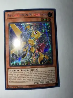 YUGIOH! Revolution Synchron MP24-EN090 Prismatic Secret Rare 1st Edition NM - Image 1