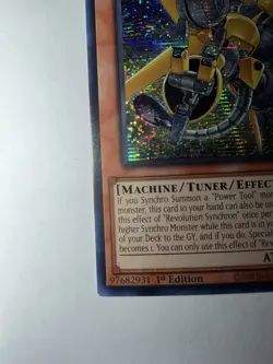 YUGIOH! Revolution Synchron MP24-EN090 Prismatic Secret Rare 1st Edition NM - Image 2