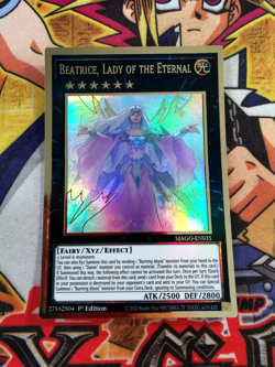 Beatrice, Lady of the Eternal mago-en035 1st Edition (M/NM+) Gold Rare Yu-Gi-Oh! - Image 1