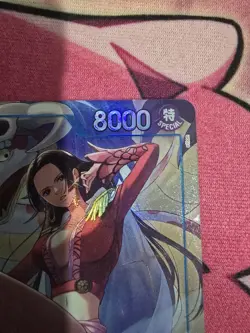 One Piece Card Game Boa Hancock Op07-051 Seven Warlords Of The Sea Promo NM ENG - Image 4